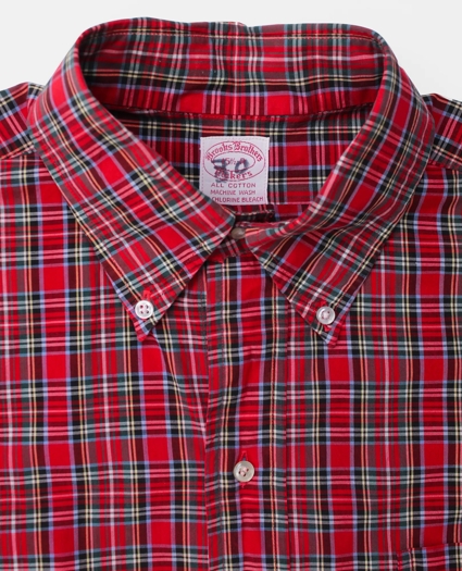 Vintage Brooks Brothers Royal Stewart Tartan Shirt, 1970s, 15.5, image 3