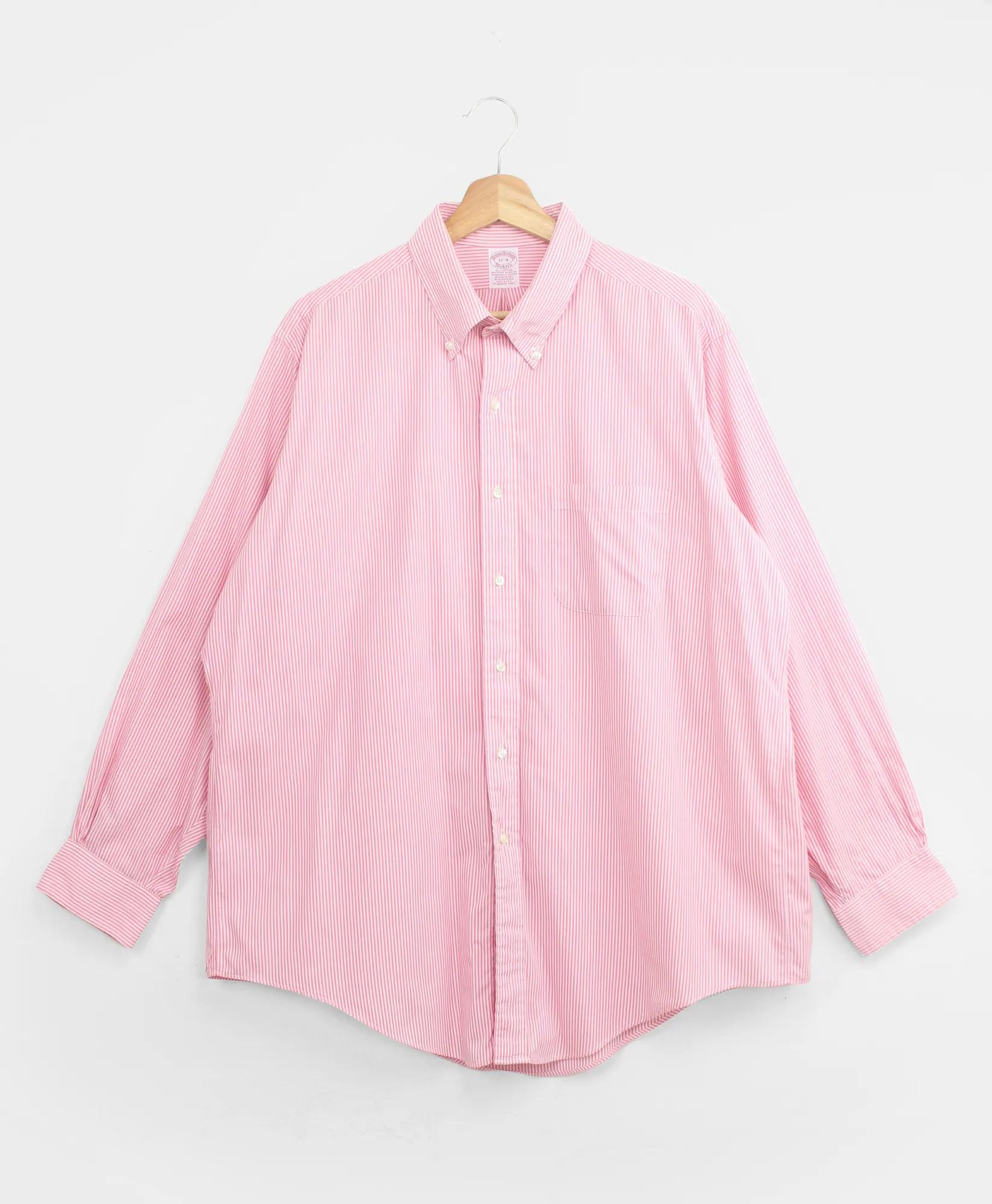 Vintage Brooks Brothers Candy Stripe Shirt, 1990s, 17, image 1