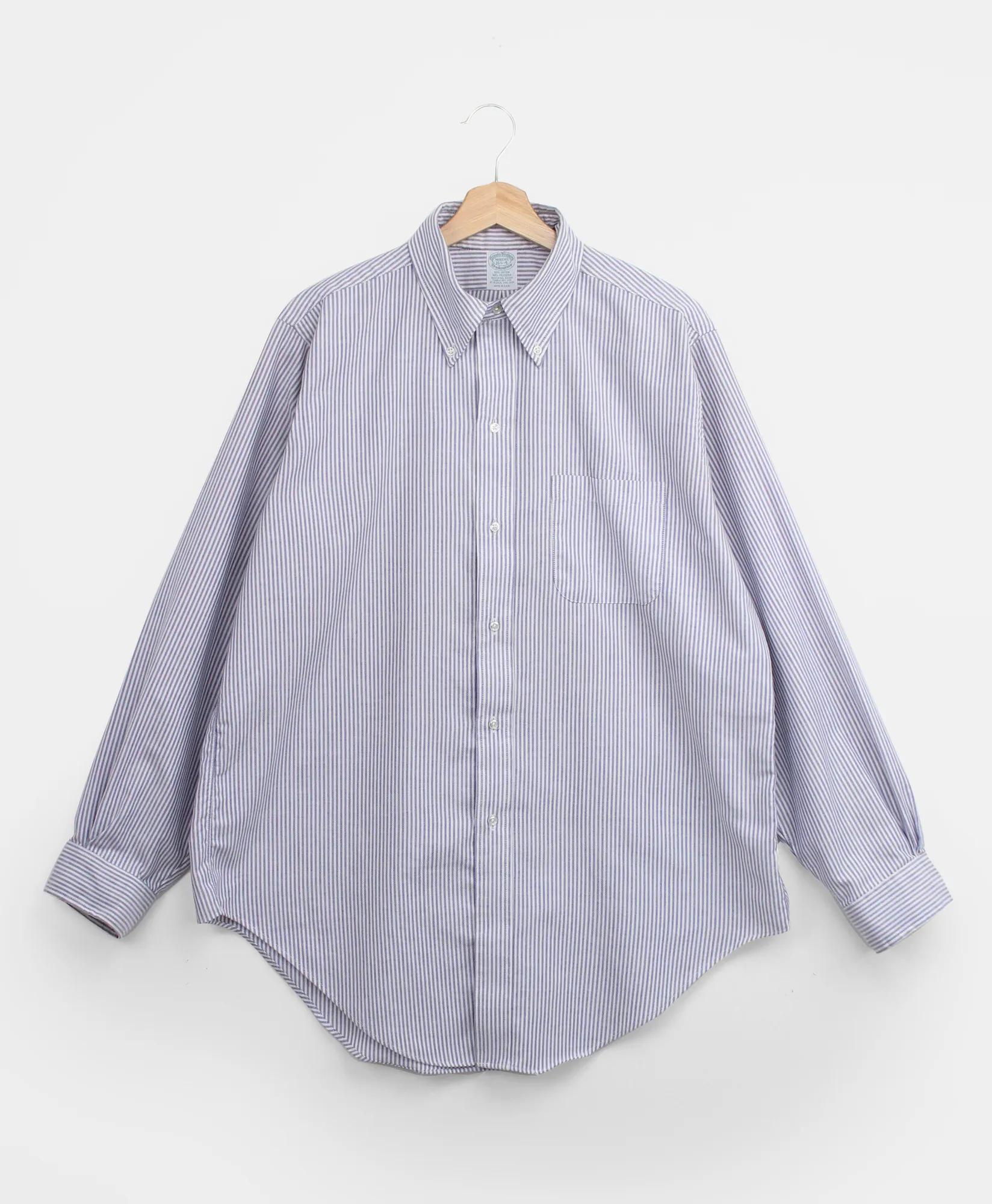 Brooksweave University Stripe Oxford Shirt, 1980s, 16.5
