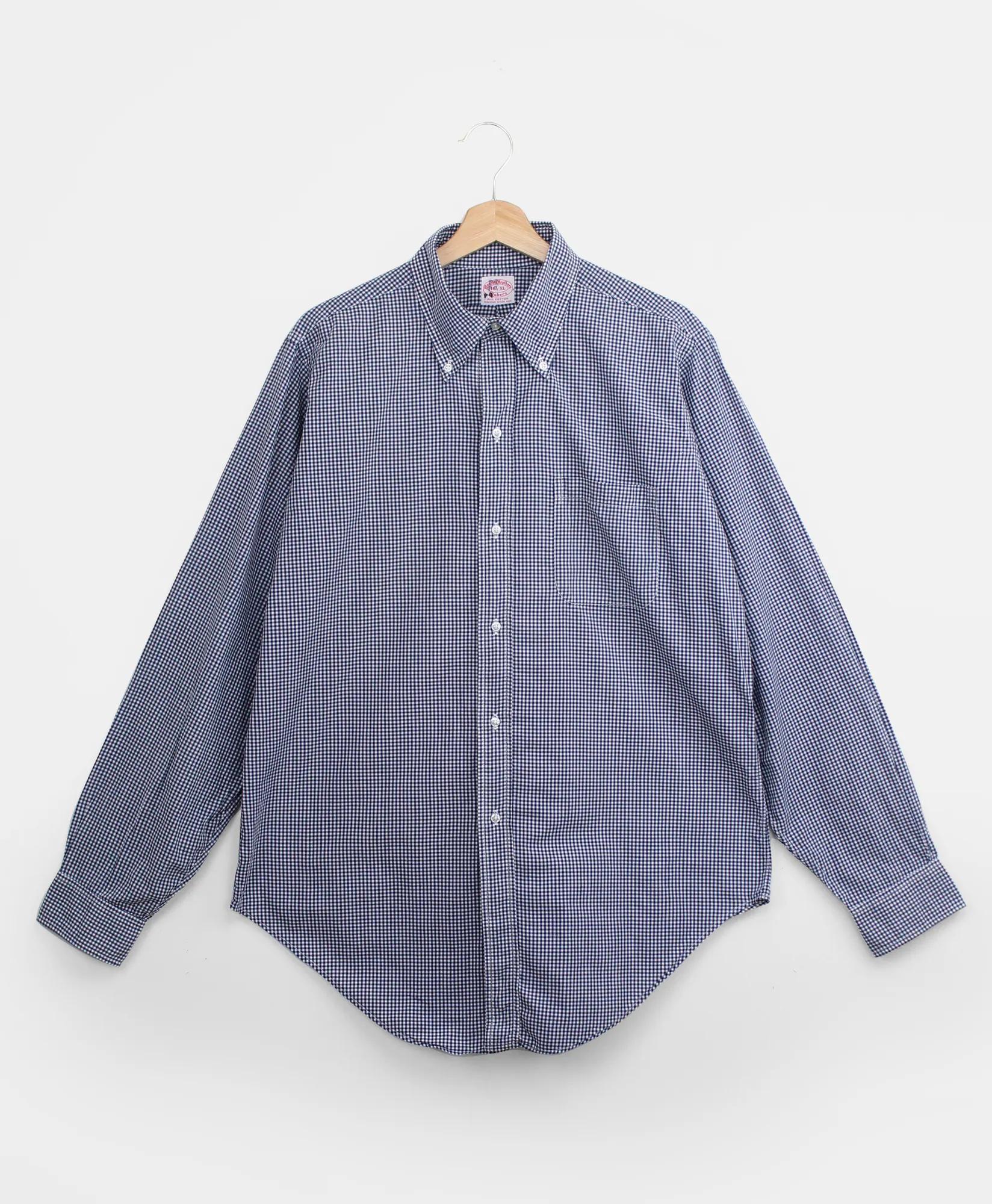 Vintage Brooks Brothers Gingham Shirt, 1970s, 16.5, image 1