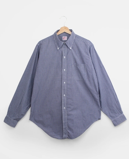 Vintage Brooks Brothers Gingham Shirt, 1970s, 16.5, image 1