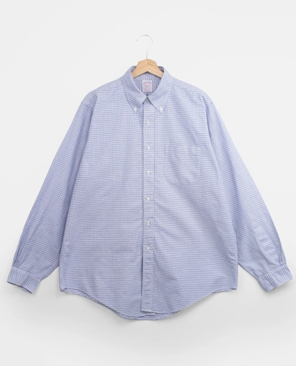 Vintage Brooks Brothers Check Oxford Shirt, 1990s, 16.5, image 1