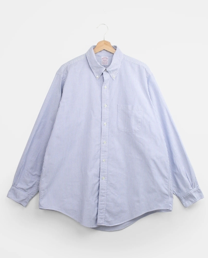 Vintage Brooks Brothers University Stripe Oxford Shirt, 1990s, 17, image 1