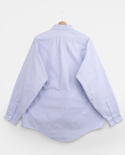 Vintage Brooks Brothers University Stripe Oxford Shirt, 1990s, 17, image 2