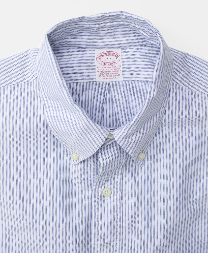 Vintage Brooks Brothers University Stripe Oxford Shirt, 1990s, 17, image 3