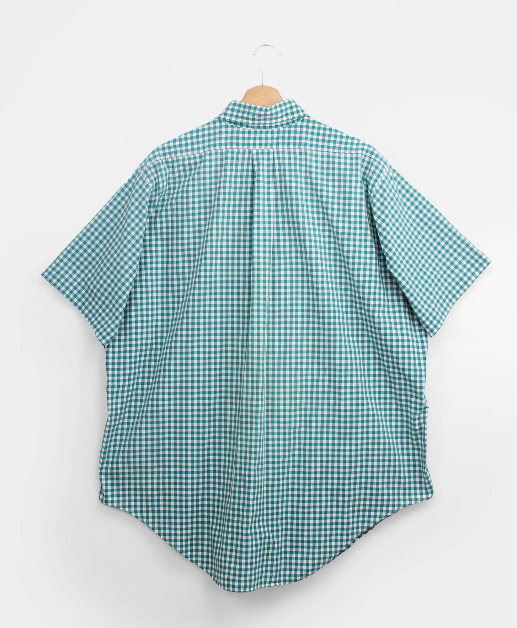 Vintage Brooks Brothers Plaid Short Sleeve Shirt, 1990s, 17.5, image 2