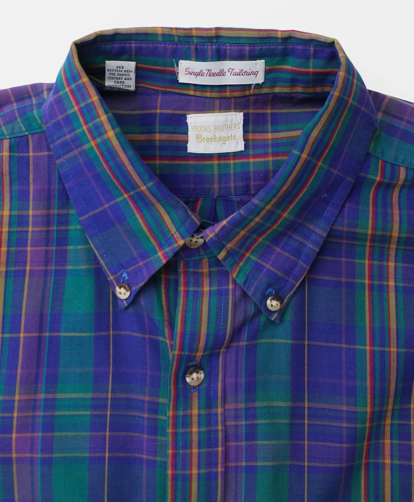 Vintage Brooks Brothers BrooksGate™ Plaid Shirt, 1980s, L, image 3
