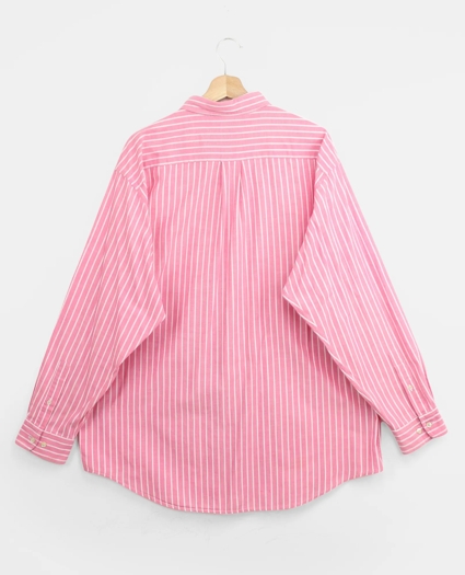 Vintage Brooks Brothers Reverse Stripe Shirt, 1990s, XL, image 2