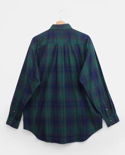 Vintage Brooks Brothers Plaid Brushed Twill Shirt, 1990s, L, image 2