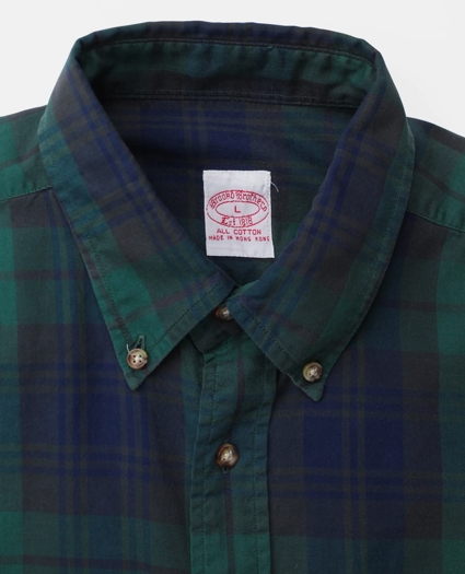 Vintage Brooks Brothers Plaid Brushed Twill Shirt, 1990s, L, image 3
