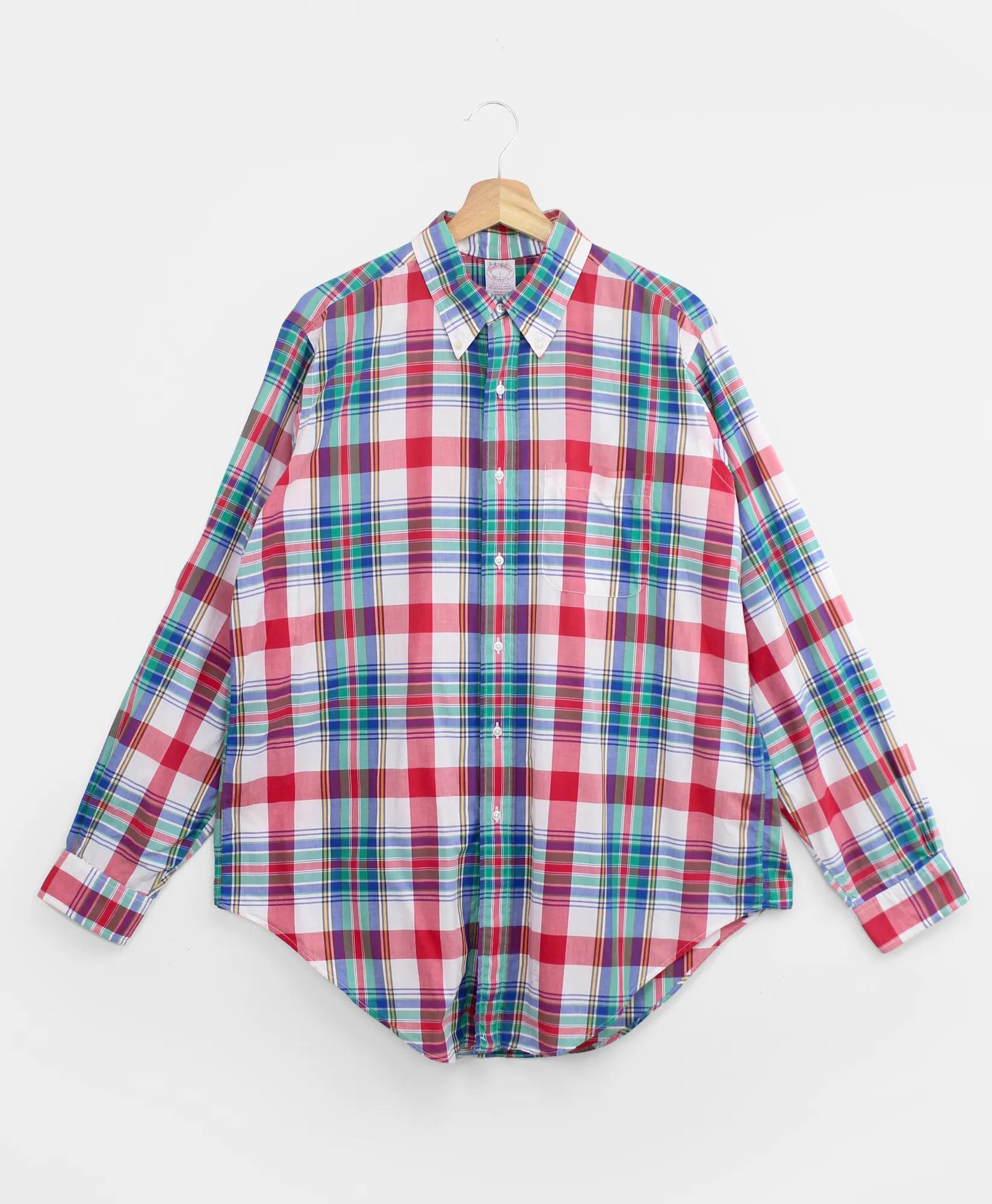 Vintage Brooks Brothers Plaid Shirt, 1990s, L, image 1