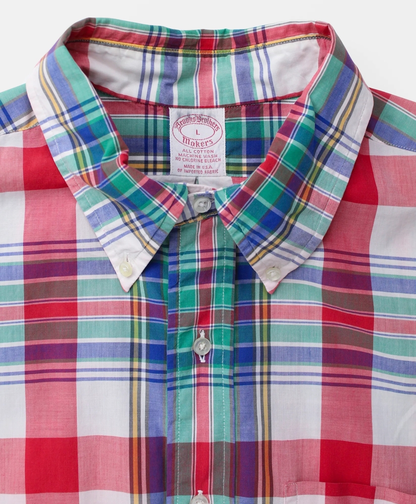 Vintage Brooks Brothers Plaid Shirt, 1990s, L, image 3