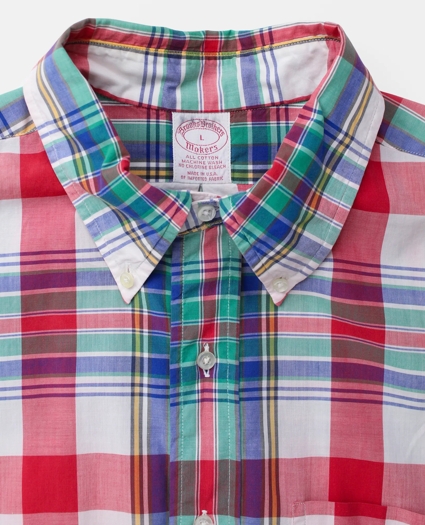 Vintage Brooks Brothers Plaid Shirt, 1990s, L, image 3