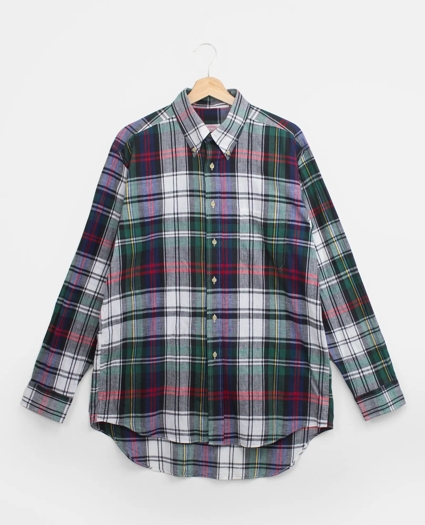 Vintage Brooks Brothers Tartan Madras Shirt, 1990s, L, image 1