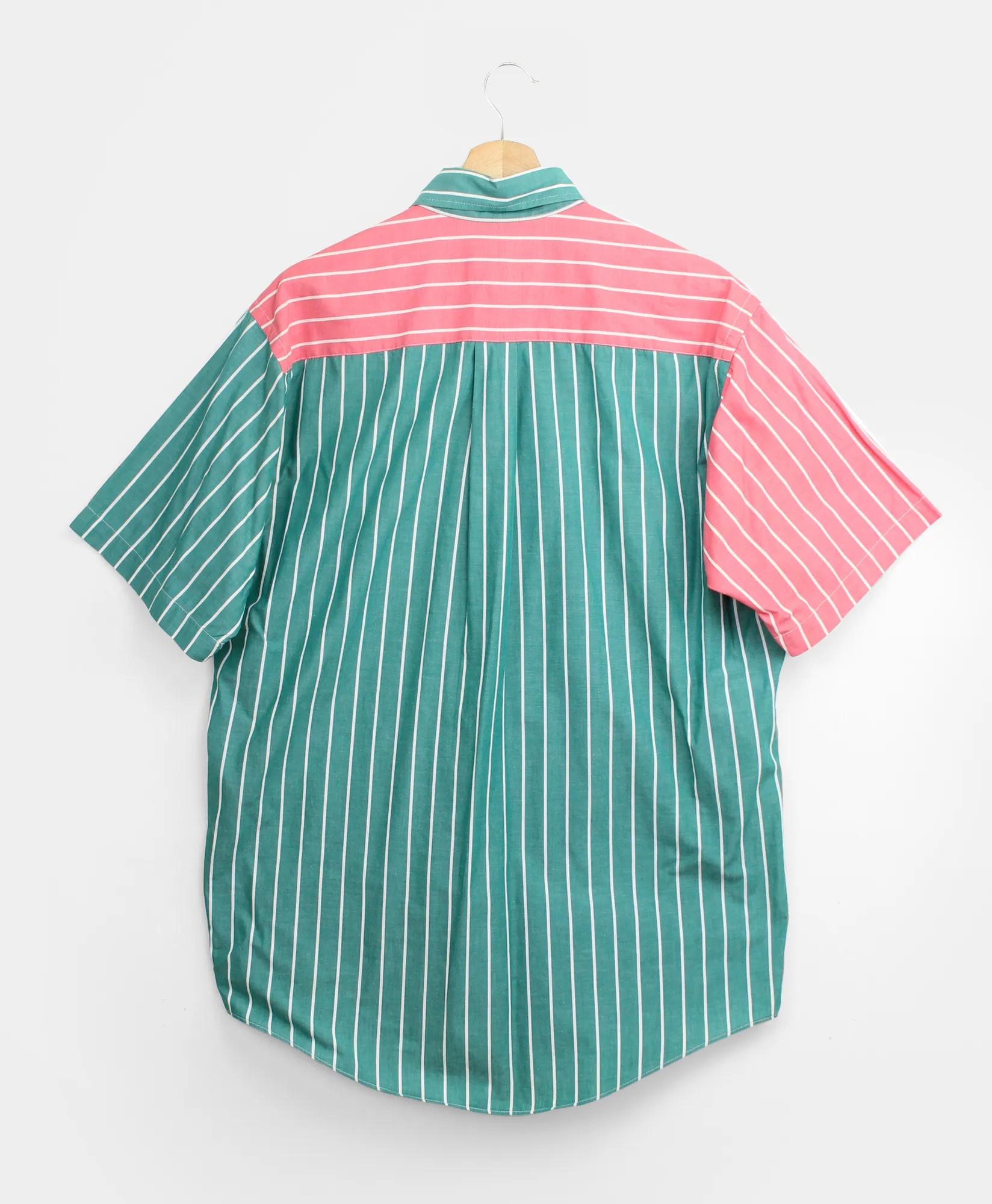 Vintage Brooks Brothers Reverse Stripe Short Sleeve Fun Shirt, 1990s, M, image 2