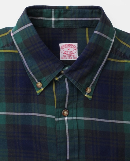 Vintage Brooks Brothers Tartan Flannel Shirt, 1990s, M, image 3