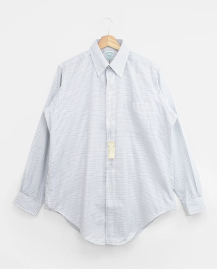 Vintage Brooks Brothers Brookscloth Tattersall Shirt, 1970s, 16, image 1