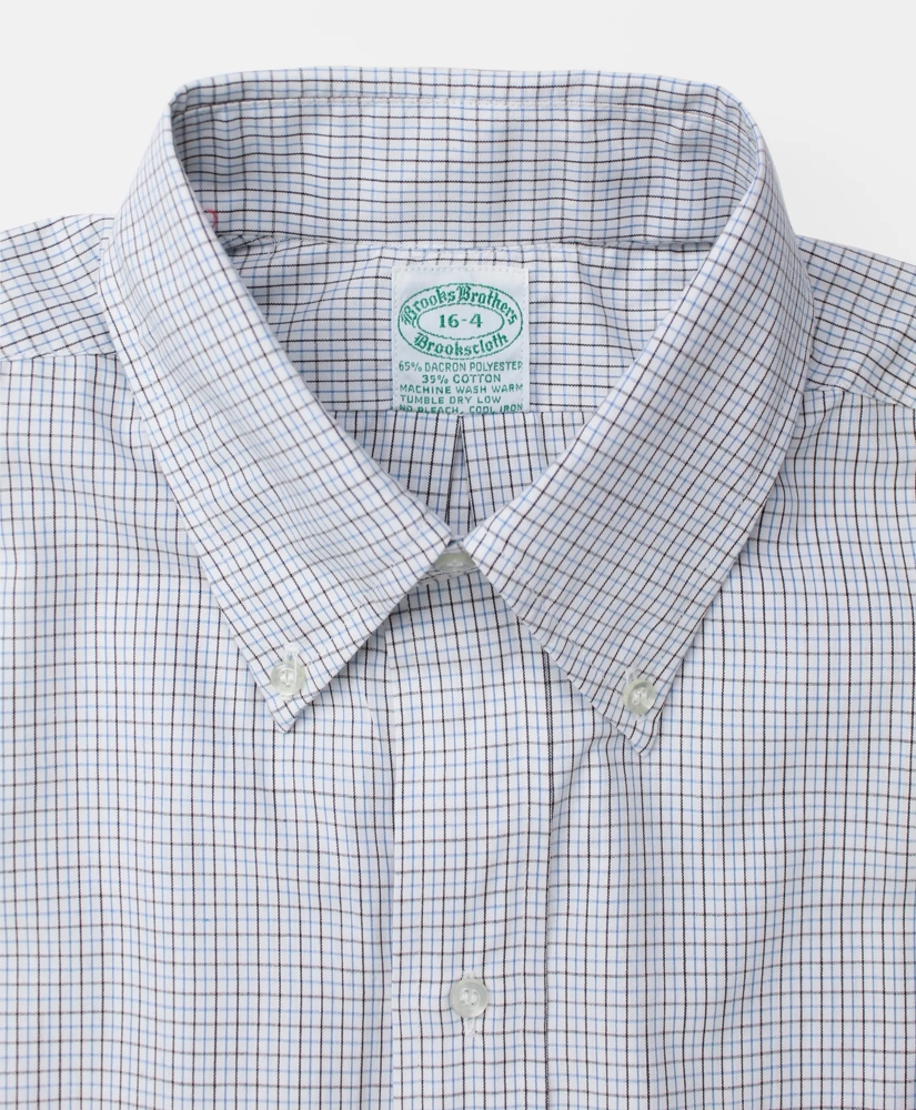 Vintage Brooks Brothers Brookscloth Tattersall Shirt, 1970s, 16, image 3