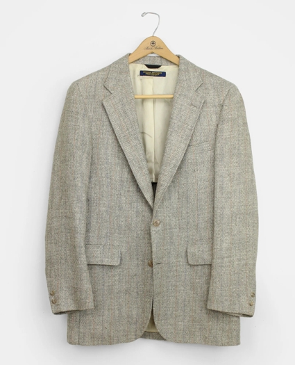 Vintage Brooks Brothers BrooksGate™ Wool Silk Blend Tweed Sport Coat, 1980s, 41 L, image 1