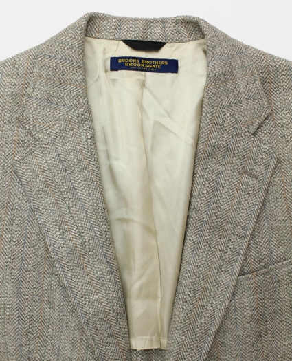 Vintage Brooks Brothers BrooksGate™ Wool Silk Blend Tweed Sport Coat, 1980s, 41 L, image 2