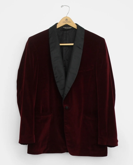 Vintage Brooks Brothers Velvet Dinner Jacket, 1960s, 45 L, image 1