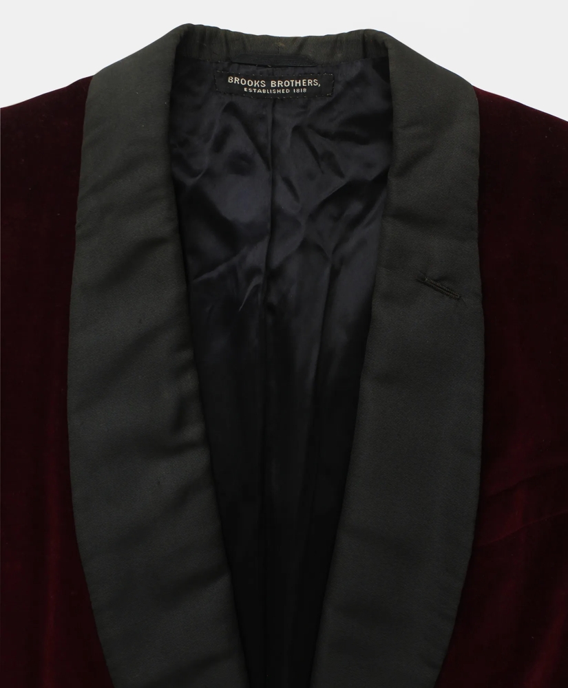 Vintage Brooks Brothers Velvet Dinner Jacket, 1960s, 44 L, image 3