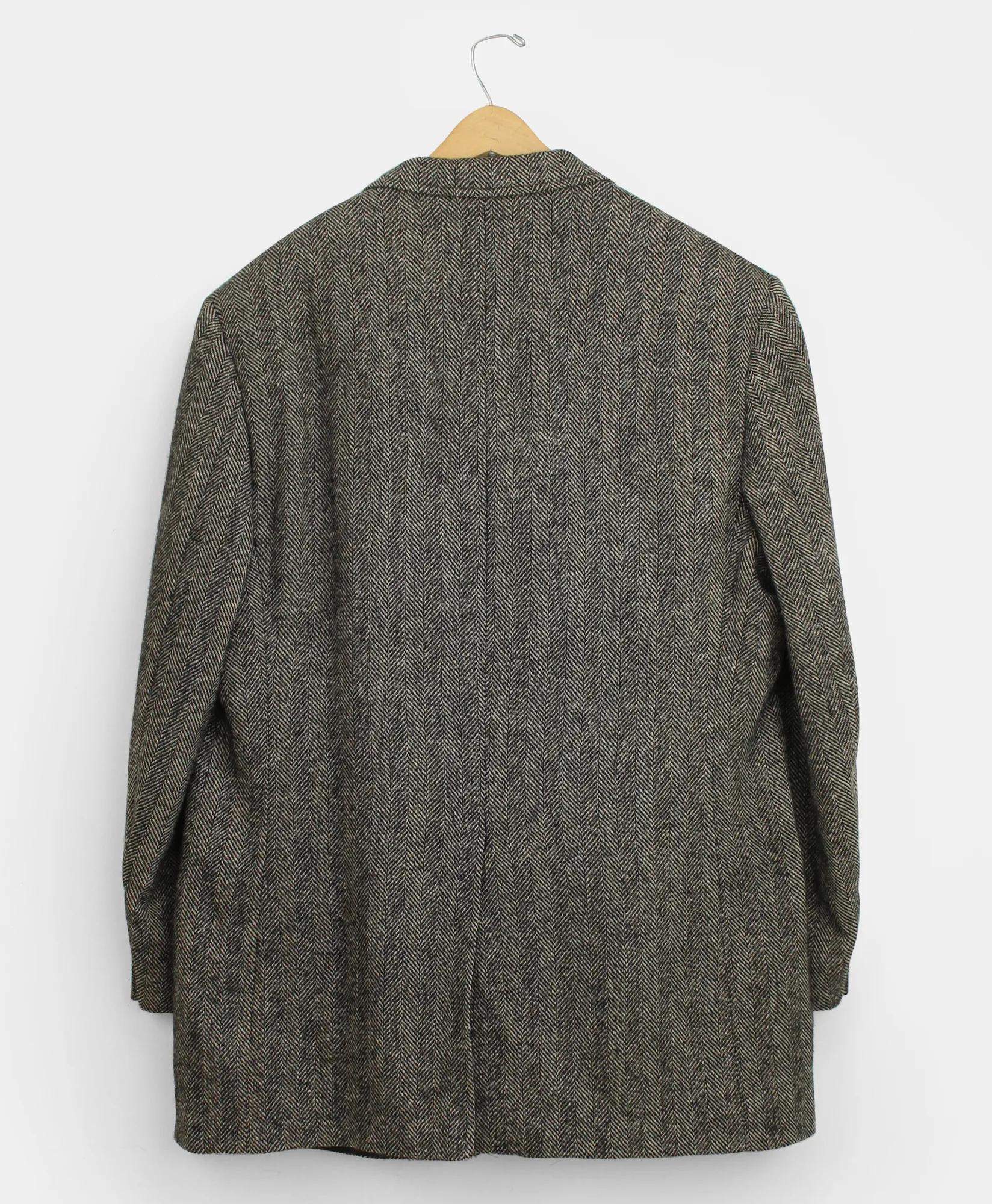 Vintage Brooks Brothers Herringbone Tweed Sport Coat, 1990s, 46 L, image 2