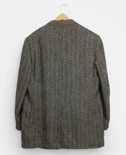 Vintage Brooks Brothers Herringbone Tweed Sport Coat, 1990s, 46 L, image 2