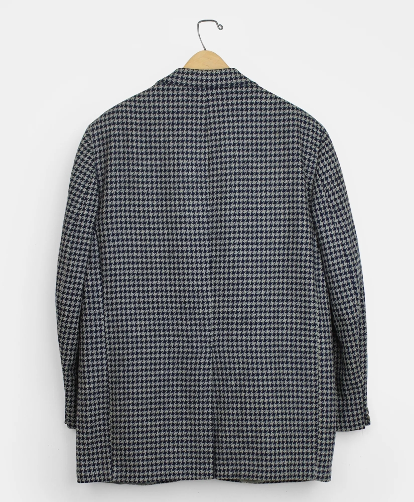 Vintage Brooks Brothers Houndstooth Tweed Sport Coat, 1970s, 41LONG, image 2