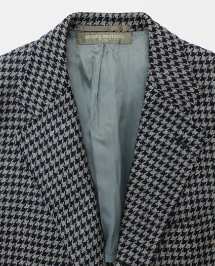 Vintage Brooks Brothers Houndstooth Tweed Sport Coat, 1970s, 41LONG, image 3