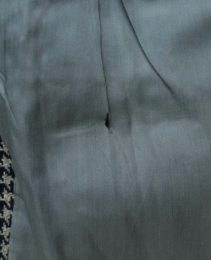 Vintage Brooks Brothers Houndstooth Tweed Sport Coat, 1970s, 41LONG, image 5