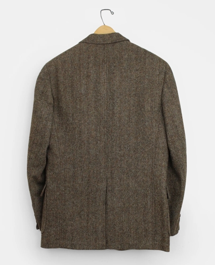 Vintage Brooks Brothers Herringbone Tweed Sport Coat, 1970s, 40 R, image 2
