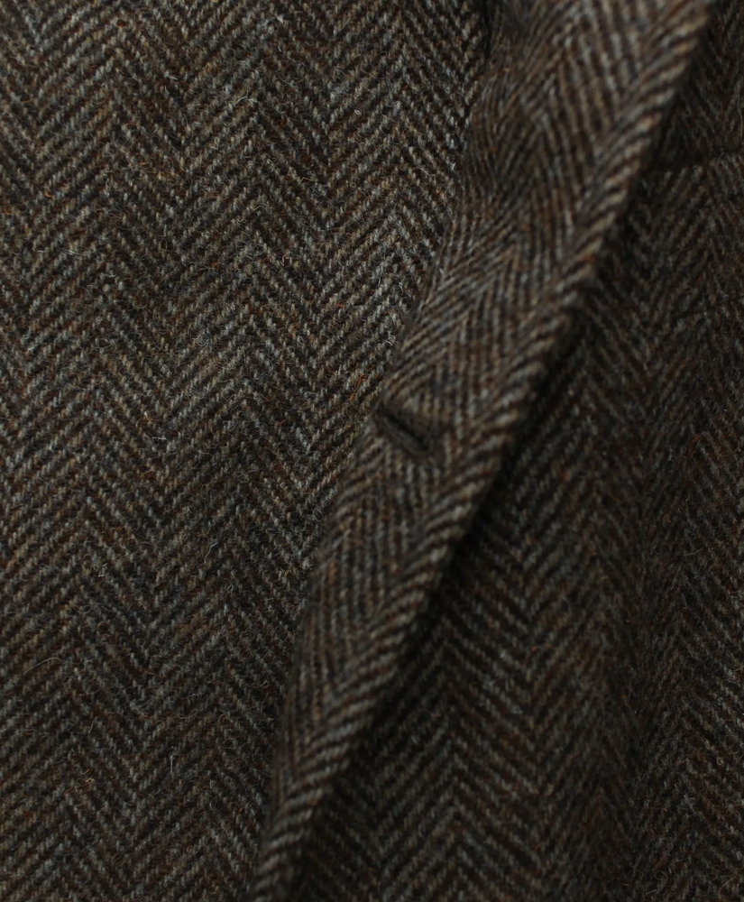 Vintage Brooks Brothers Herringbone Tweed Sport Coat, 1970s, 40 R, image 5