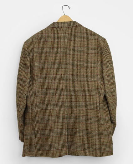 Vintage Brooks Brothers Glen Plaid Tweed Sport Coat, 1990s, 46LONG, image 2