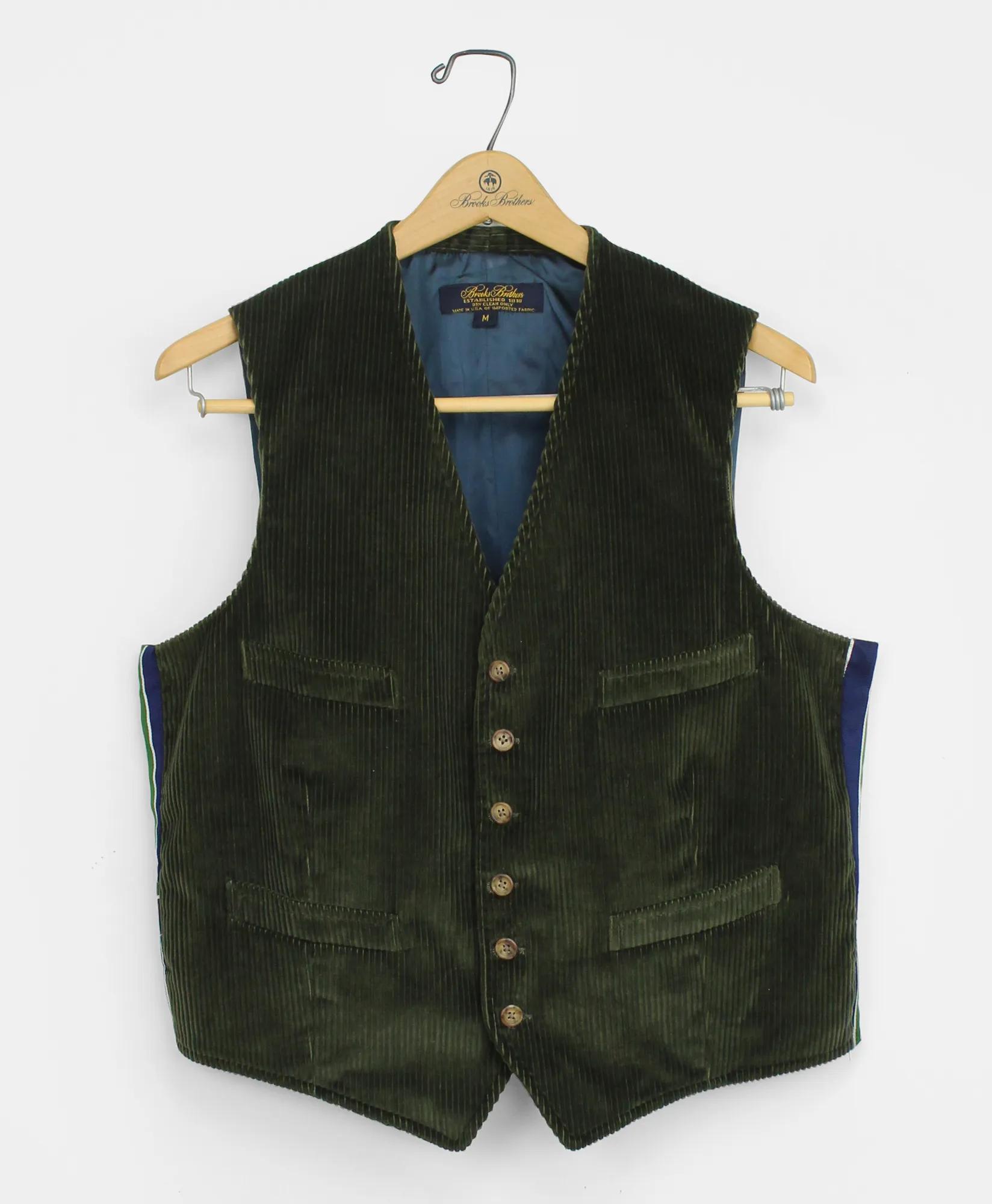 Vintage Brooks Brothers Corduroy Waistcoat, 1990s, 38REG, image 1