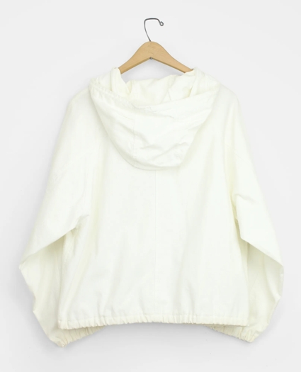 Vintage Brooks Brothers Cotton Canvas Hooded Anorak, 1980s, L, image 2