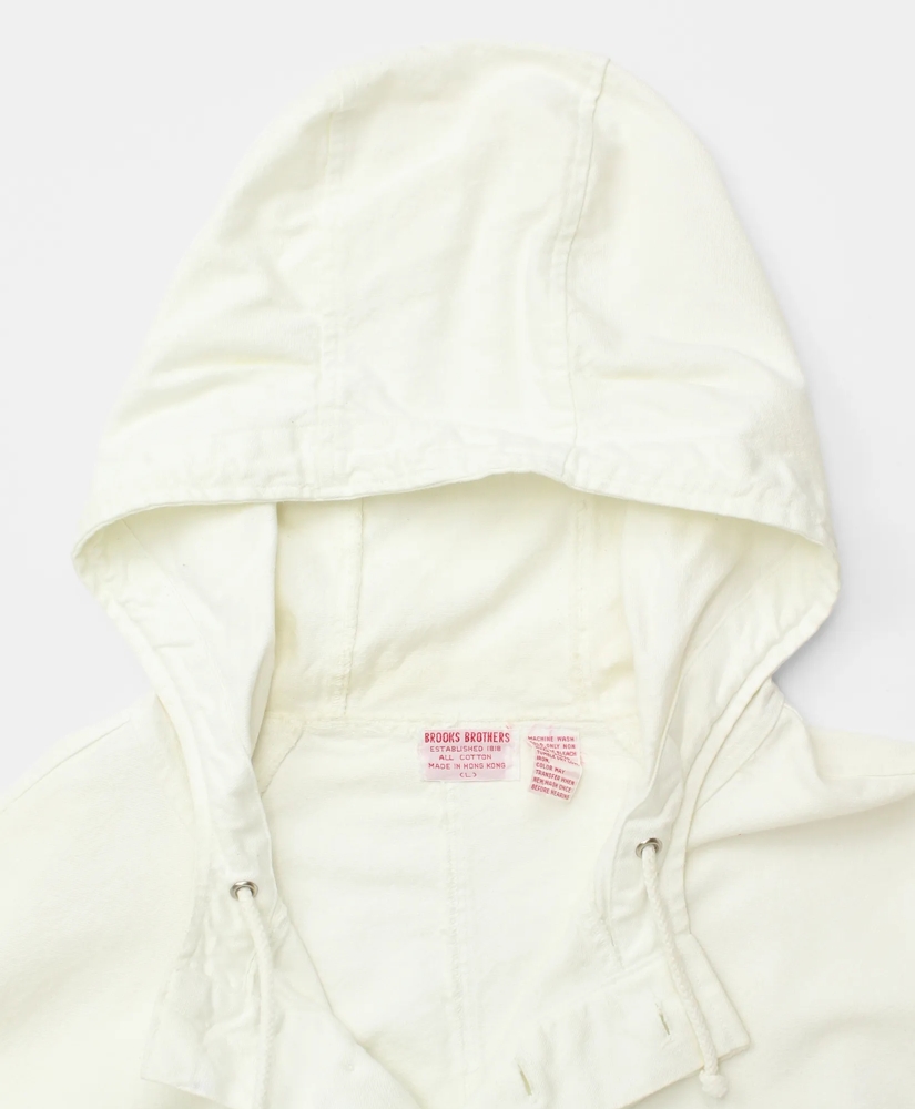 Vintage Brooks Brothers Cotton Canvas Hooded Anorak, 1980s, L, image 3