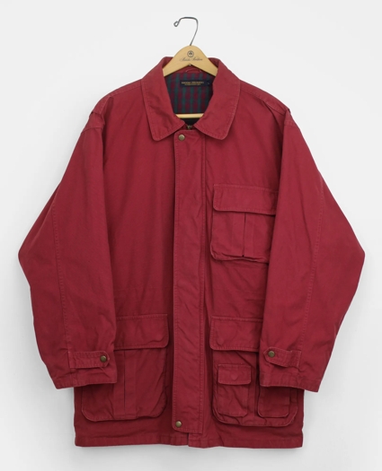 Vintage Brooks Brothers Canvas Hunting Coat, 1990s, L, image 1