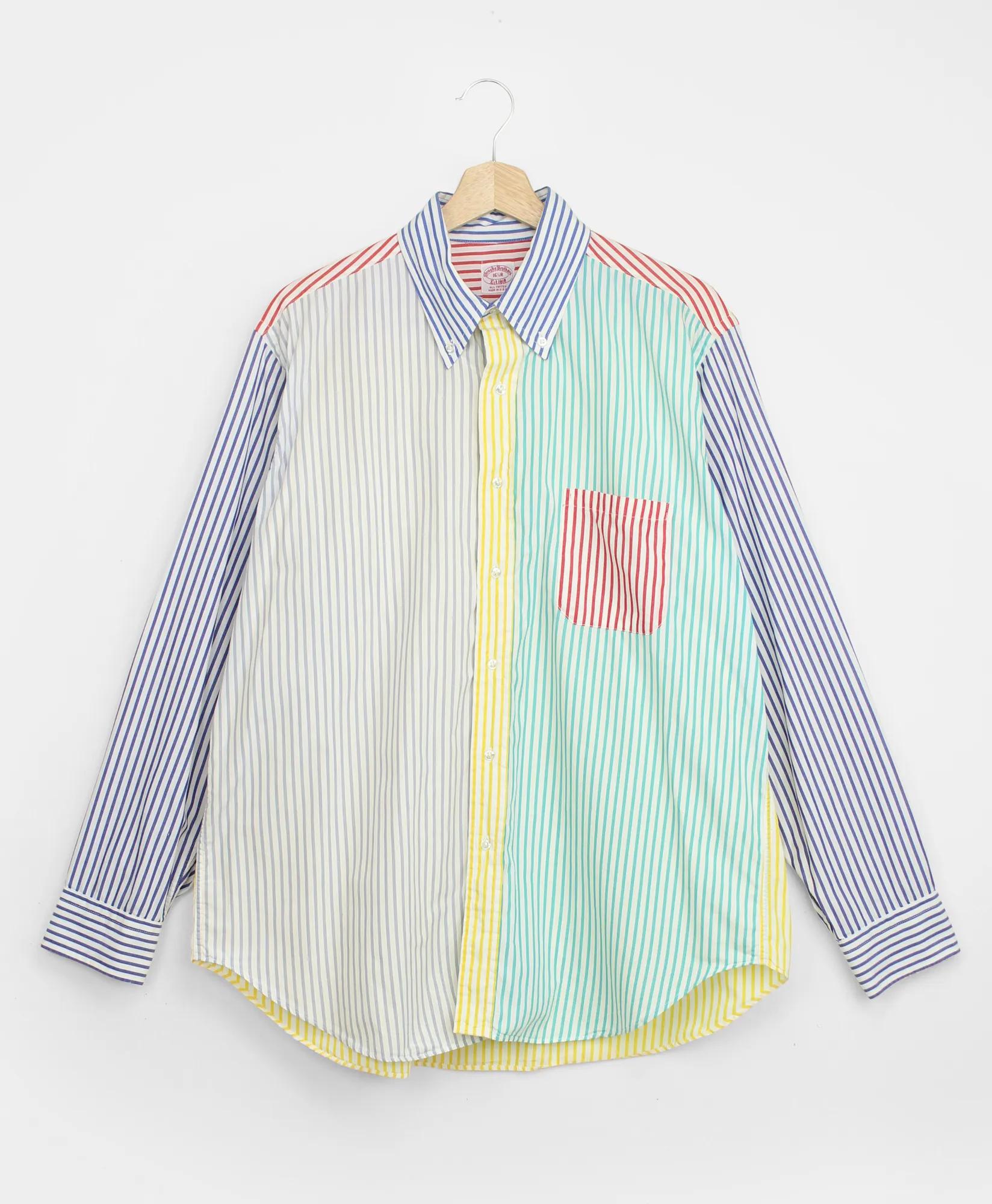 Vintage Brooks Brothers Bengal Stripe Fun Shirt, 1980s, L, image 1
