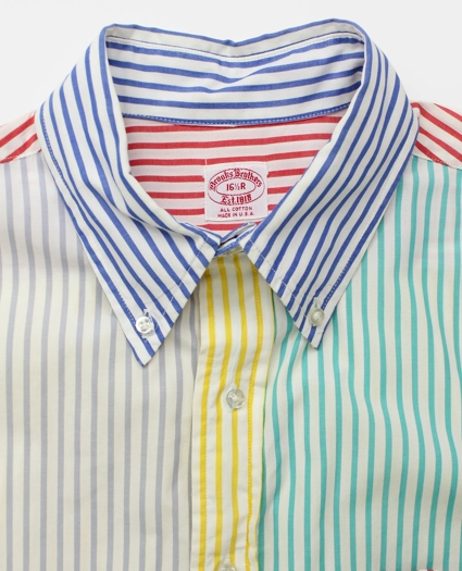Vintage Brooks Brothers Bengal Stripe Fun Shirt, 1980s, L, image 3
