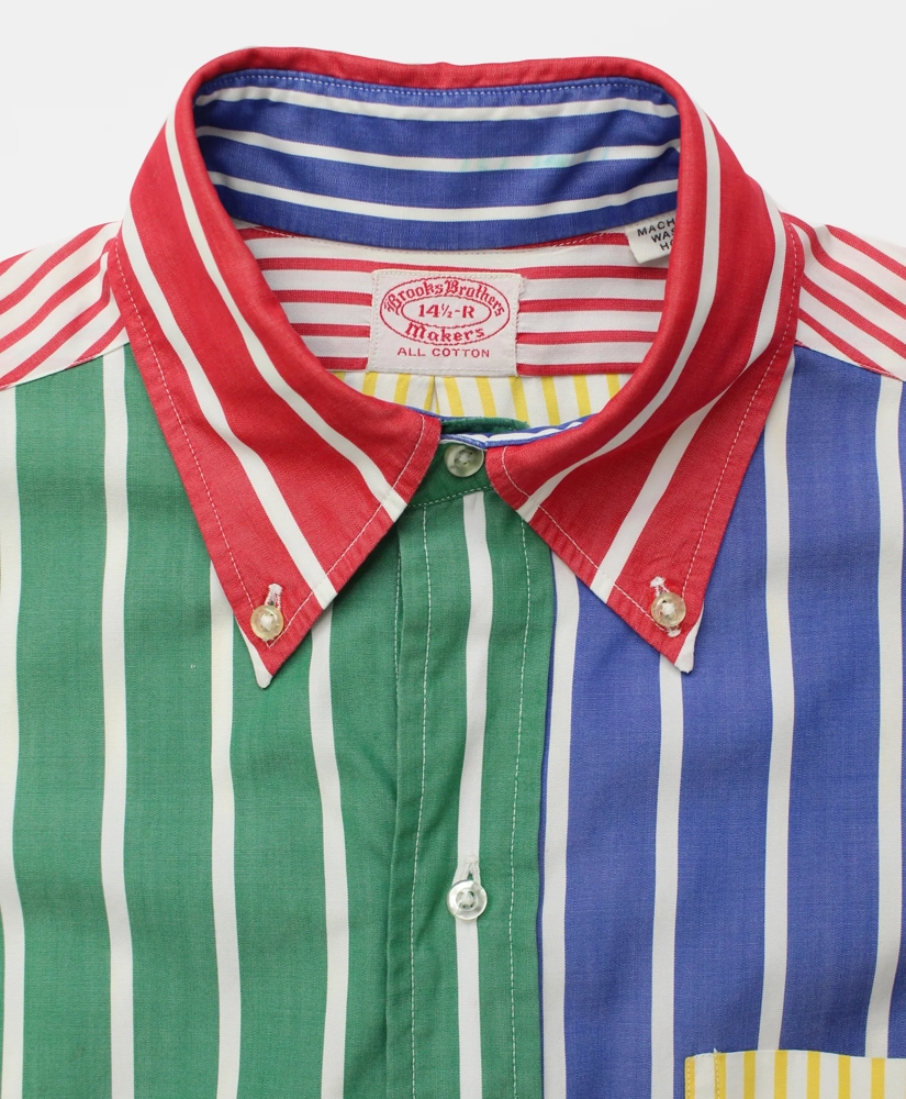 Vintage Brooks Brothers Reverse Stripe Fun Shirt, 1970s, M, image 3