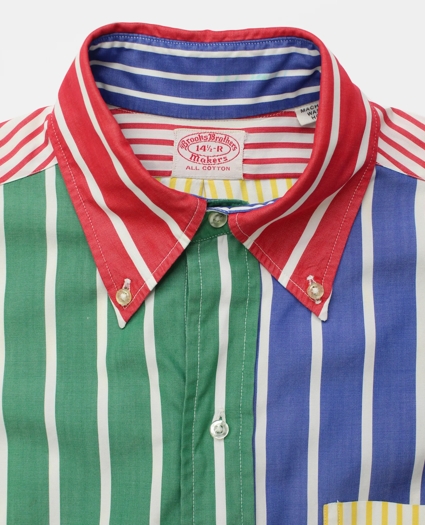 Vintage Brooks Brothers Reverse Stripe Fun Shirt, 1970s, M, image 3