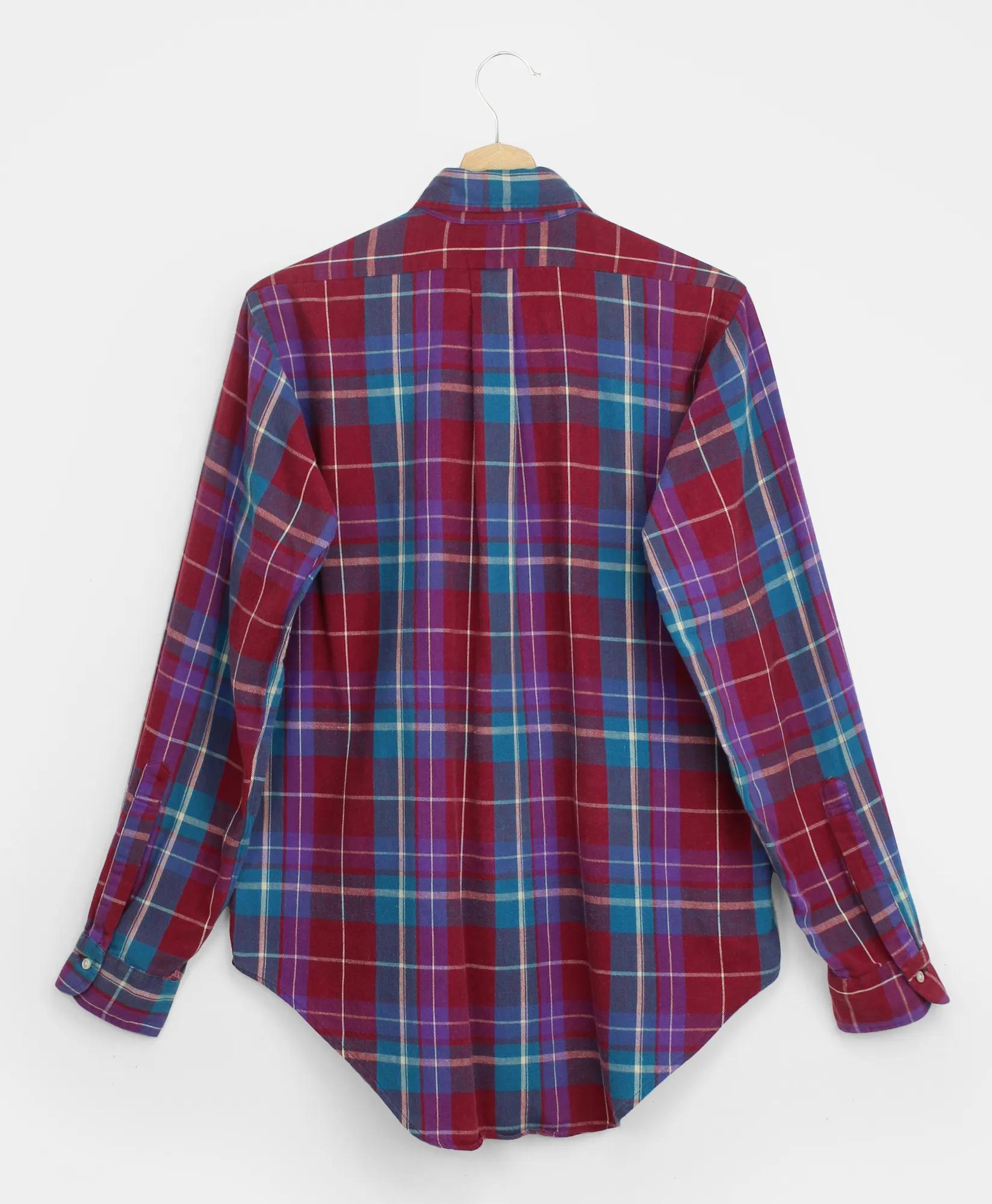 Vintage Brooks Brothers Cotton Flannel Button Down Shirt, 1990s, S, image 2