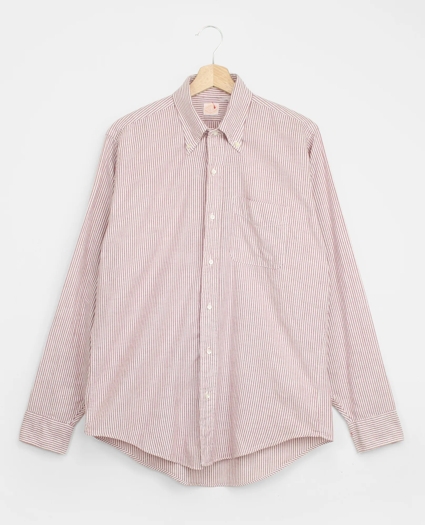 Vintage Brooks Brothers BrooksGate™ University Stripe Oxford Cloth Button Down Shirt, 1980s, 15.5, image 1