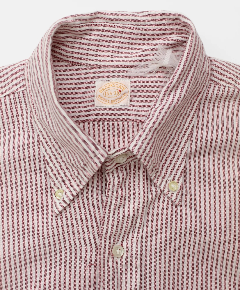 Vintage Brooks Brothers BrooksGate™ University Stripe Oxford Cloth Button Down Shirt, 1980s, 15.5, image 3