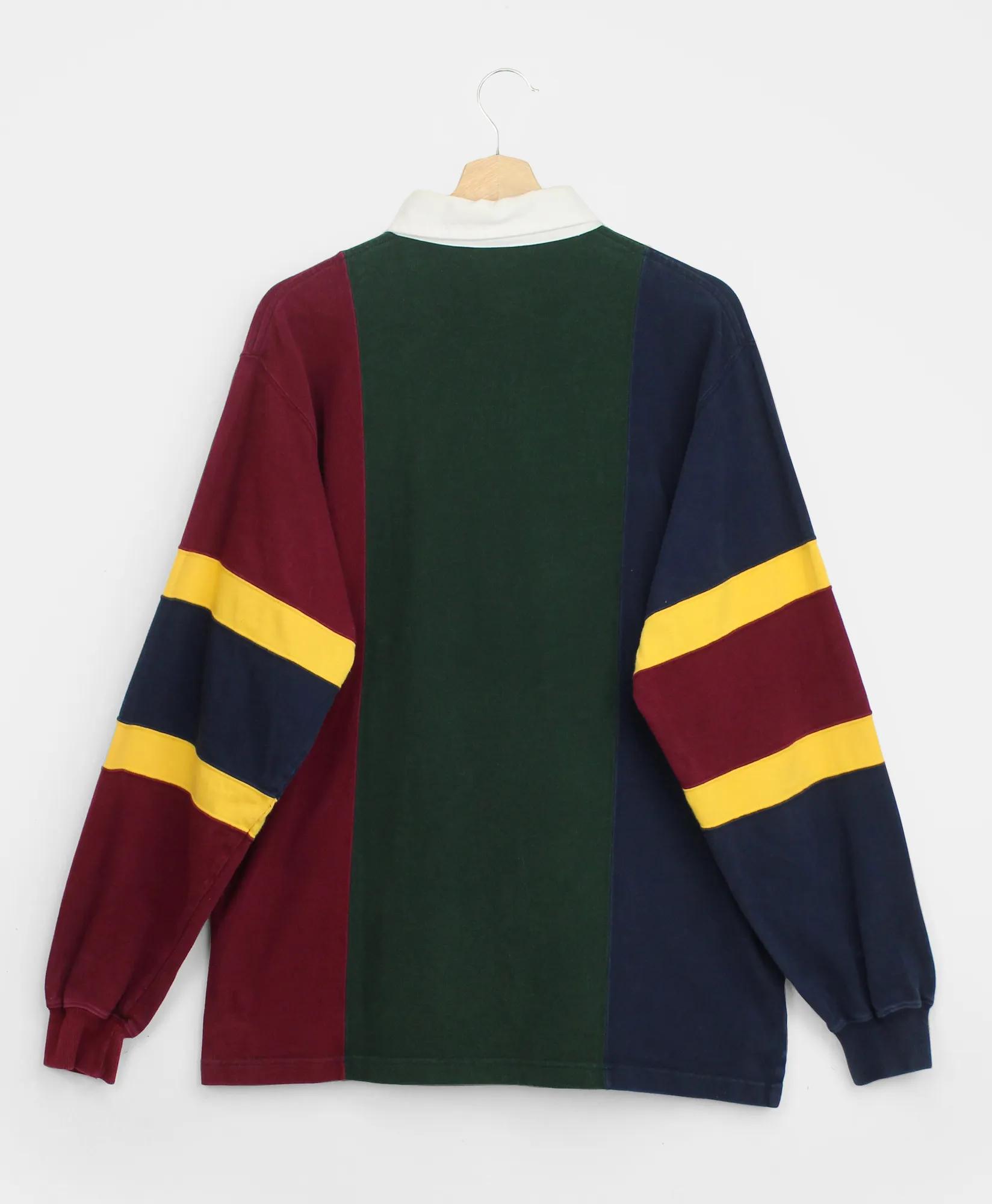 Vintage Brooks Brothers Colorblock Stripe Rugby Shirt, 1990s, L, image 2