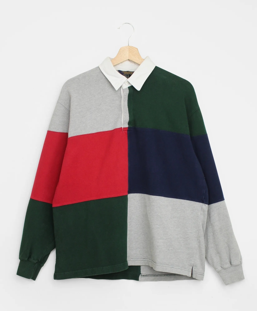 Vintage Brooks Brothers Patchwork Rugby Shirt, 1990s, M, image 1