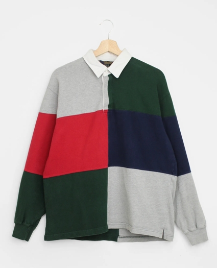 Vintage Brooks Brothers Patchwork Rugby Shirt, 1990s, M, image 1