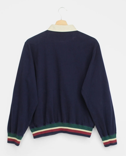 Vintage Brooks Brothers Embroidered Crest Rugby Shirt, 1980s, L, image 2
