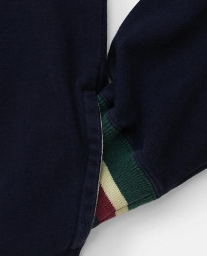 Vintage Brooks Brothers Embroidered Crest Rugby Shirt, 1980s, L, image 5